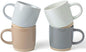 famiware Coffee Mugs for 4, 13 oz Mug Set, Dringking Cup by Famiware