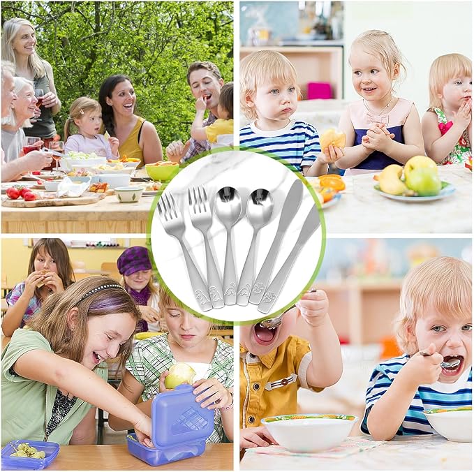 45 Piece Stainless Steel Silverware Set - Image 6