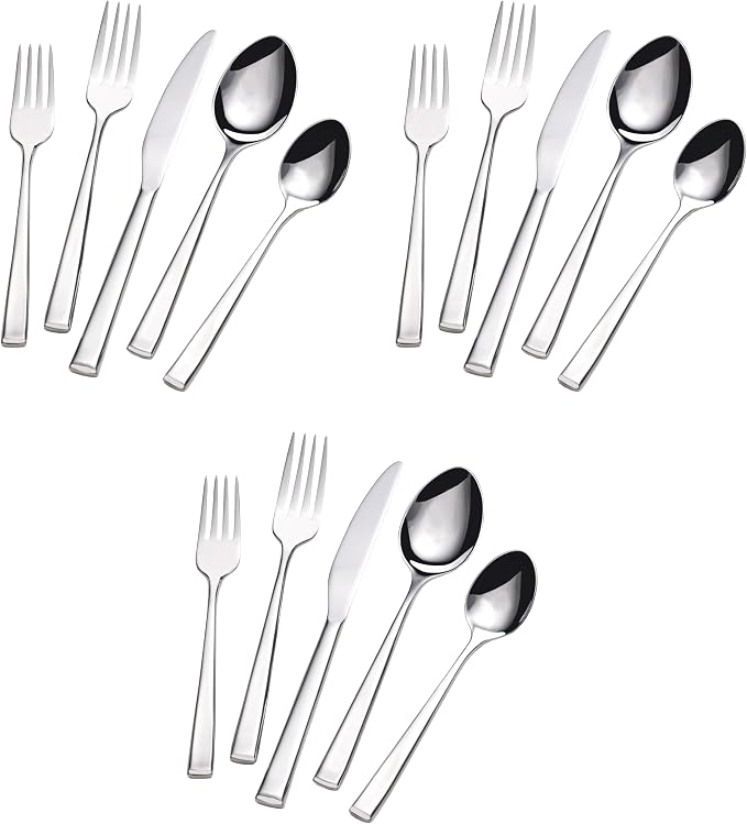 Towle Living Dream 20-Piece Stainless Steel Flatware Set, Service by Towle+Living