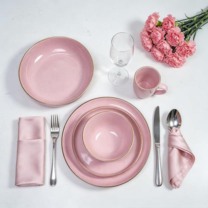 HomeVss 20-Piece Dinnerware Set - Image 4