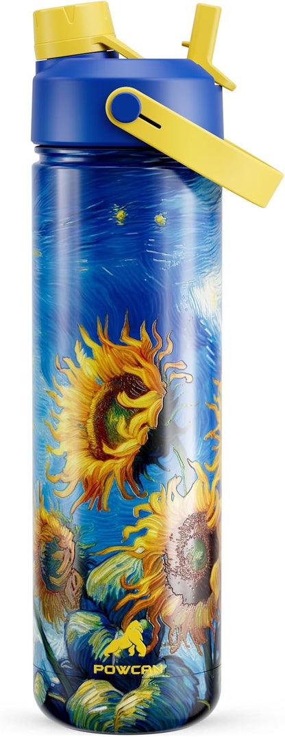 POWCAN 26 oz Insulated Water Bottle by POWCAN