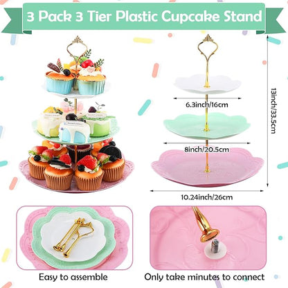 Layhit 83 Pcs Disposable Tea Party Set - Image 2