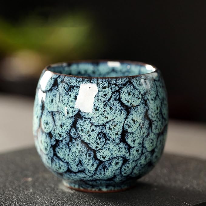 Amagogo Tea Cups, Pottery Chinese Tea Cup, Japanese Tea Cups, Asian Porcelian - Image 5