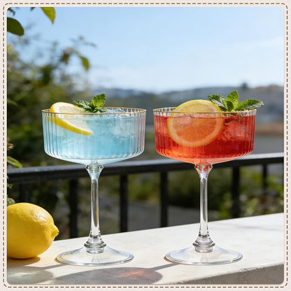 48PCS Plastic Martini Glasses, Unbreakable Reusable Champagne Coupe, Removable - Image 5