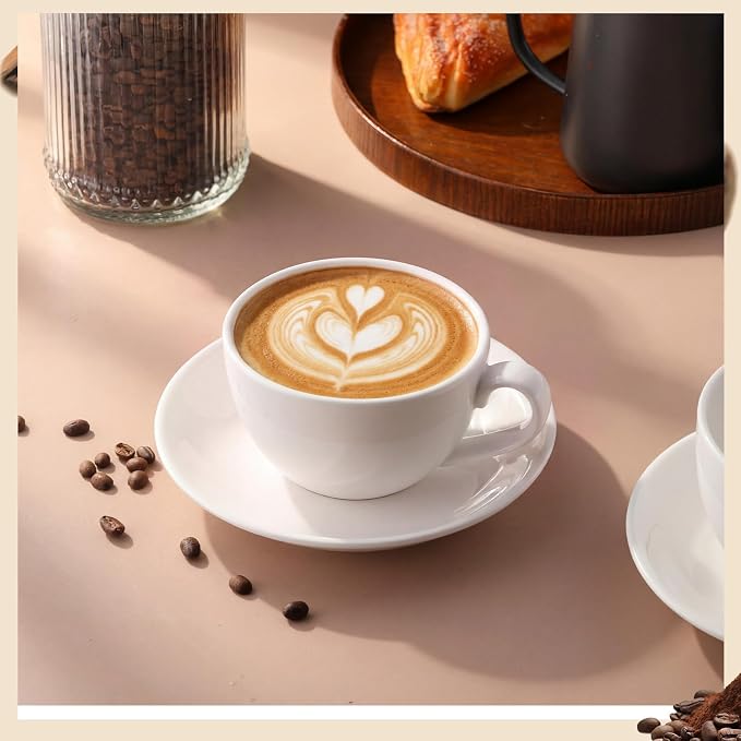 4 Set 12 oz Cappuccino Cups - Image 3