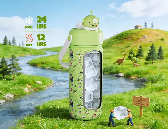 POWCAN 18 oz Insulated Water Bottle - Image 2