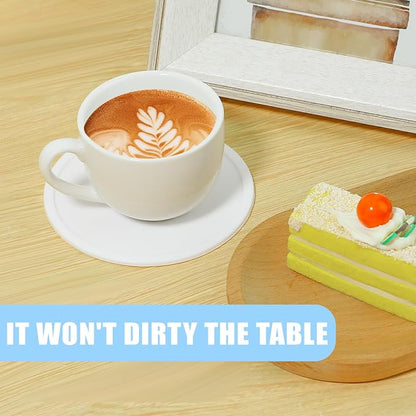 4 Packs Non Slip Silicone Drink Coasters - Image 4