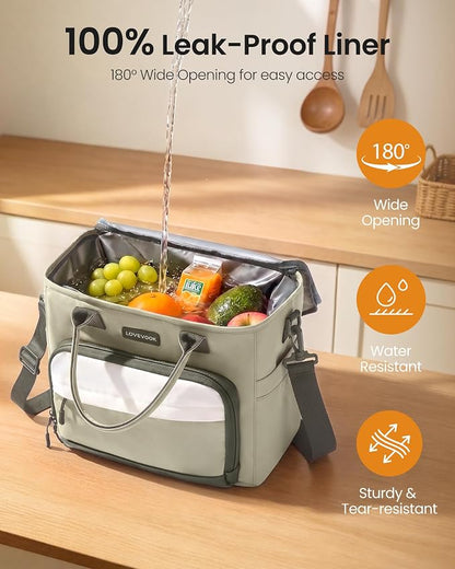 LOVEVOOK Lunch Box for Women, Adult Lunch Bag for Work - Image 5