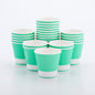Restaurantware 8 Ounce Double Wall Disposable Coffee Cups, 500 Insulated Light by Restaurantware