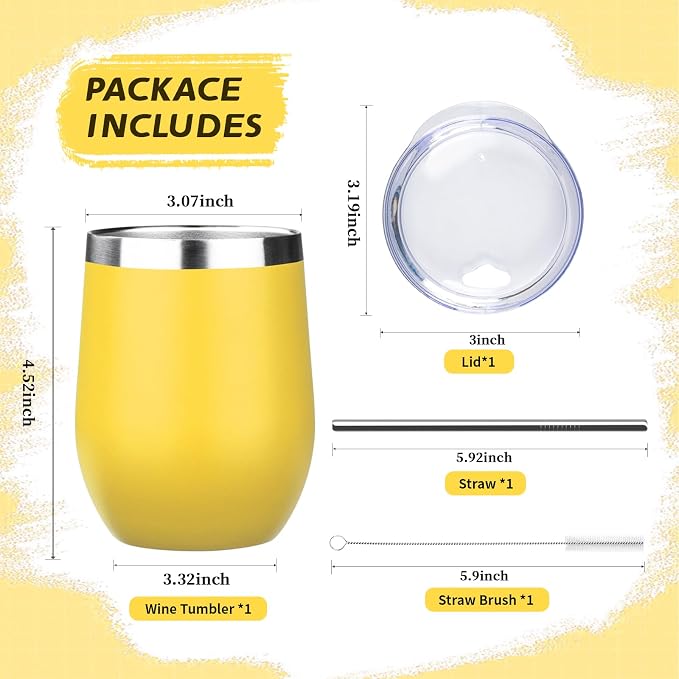 12oz Stemless Wine Tumbler - Image 3