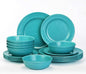 TP 18-Piece Dinnerware Set, Melamine Dishes Set by TastePrime