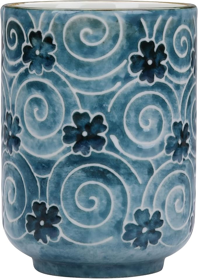 I-MART Set of 4 Japanese Tea Cups, 10 Ounces Japanese Tea Cup, Transitional - Image 3