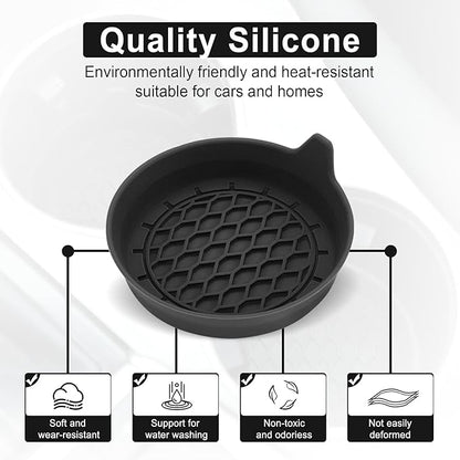 Car Cup Holder Coaster, Silicone Cup Holder Insert, Universal Non-Slip Cup - Image 5