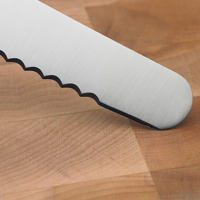 Mercer Culinary M23213 Millenia Black Handle, 12-Inch Wavy Edge, Brisket Knife - Image 7