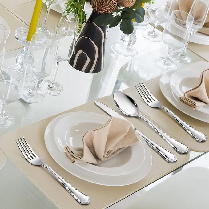 LIANYU 20-Piece Silverware Cutlery Set - Image 5