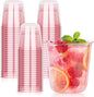 KesaPlan 100Pcs 12oz Pink Plastic Party Cups, Disposable Wine Cocktail Cups | by KesaPlan