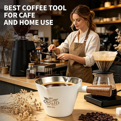 4Oz Espresso Shot Cups, Stainless Steel Espresso Cups, Espresso Measuring Cup | - Image 8