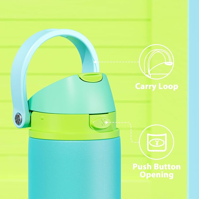 24 oz Insulated Water Bottle for Men: Meoky Stainless Steel Water Bottle - Image 4