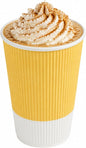 Restaurantware 16 Ounce Double Wall Disposable Coffee Cups, 500 Insulated Light by Restaurantware