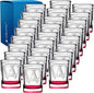 Personalized Square Shot Glasses Set of 25 Red Bottom 2oz Engraved Initial and Name Custom Gifts, Weddings, Birthdays, Party, Event, Decorations