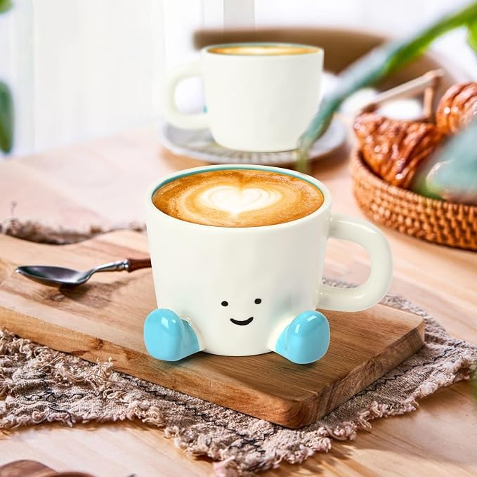 Coffee Mugs, Cute funny Mug For Women, 12.8oz/380ml Unique Ceramic Coffee Tea - Image 3
