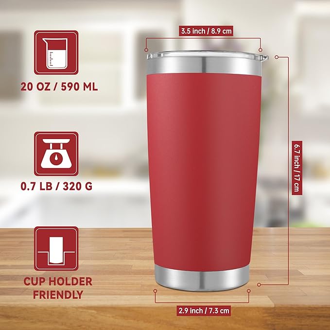 20 oz Tumblers Stainless Steel Tumbler - Image 5