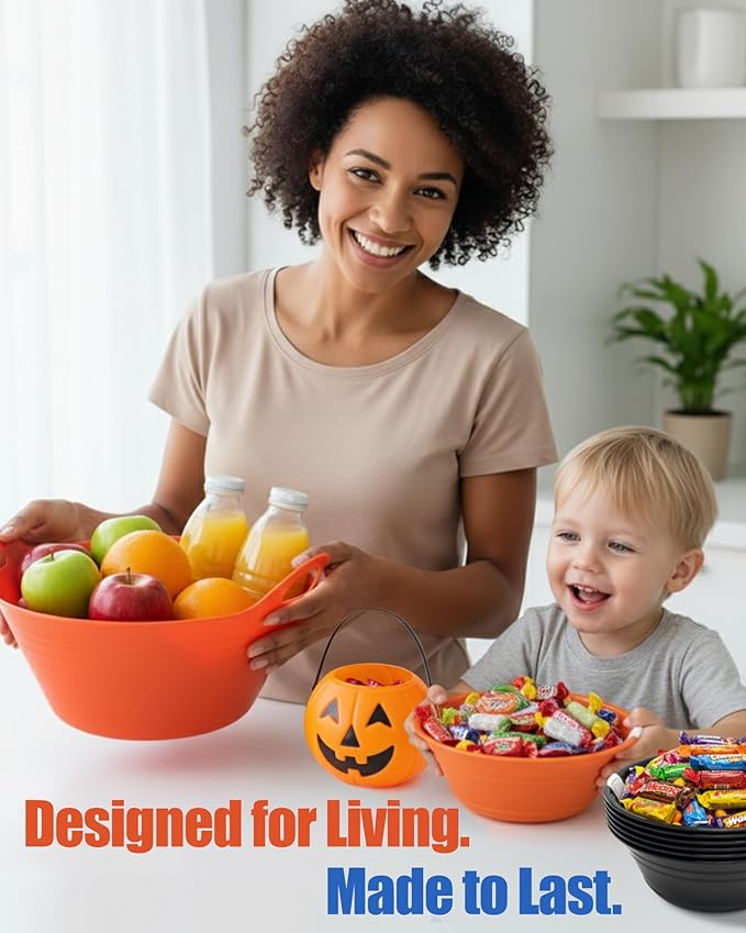 Mintra Home Plastic Bowls with Handles - Image 5