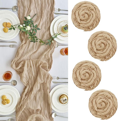 IVAPUPU Nude Table Runner 120 Inches by IVAPUPU