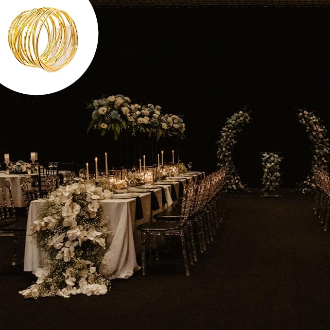 Gold Napkin Rings - Image 3