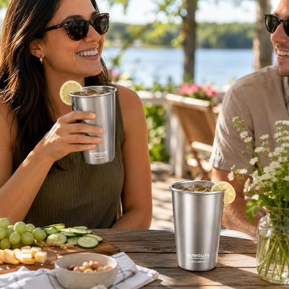 Stainless Steel Pint Cups 16oz/500ml, Stainless Steel Water Tumbler | Camping - Image 6