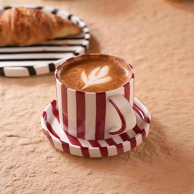8 Oz Ceramic Coffee Mug Espresso Cups - Image 2
