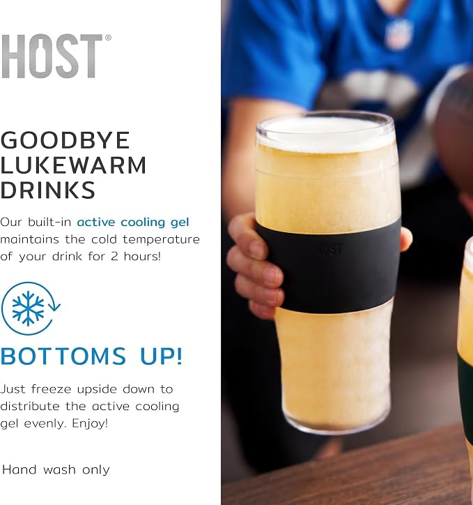 Host Freeze, Frozen Mugs, Freezable Pint Set, Beer Keep Your Drinks Cold - Image 3