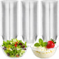 MOACOCK 100 Pack Small Clear Plastic Bowls, 12oz Hard Disposable Salad Bowls by MOACOCK