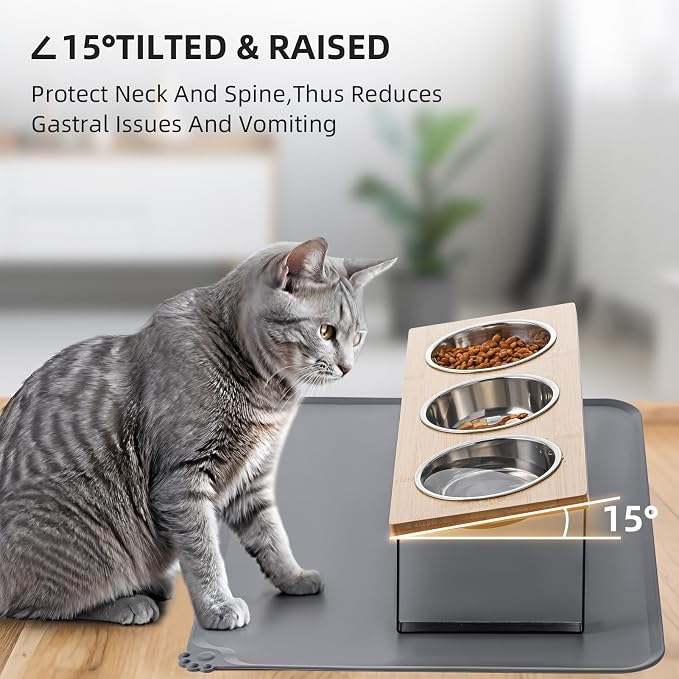 Upgraded Elevated Cat Bowls - Image 3
