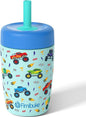 Fimibuke Toddler Cups Spill Proof, 12 OZ Sippy Cup by Fimibuke
