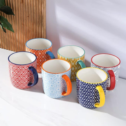 Selamica 10 oz Coffee Mugs Set of 6 - Image 7