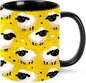 Yrebyou Sheep Coffee Mug 11oz Ceramic Cup by Yrebyou