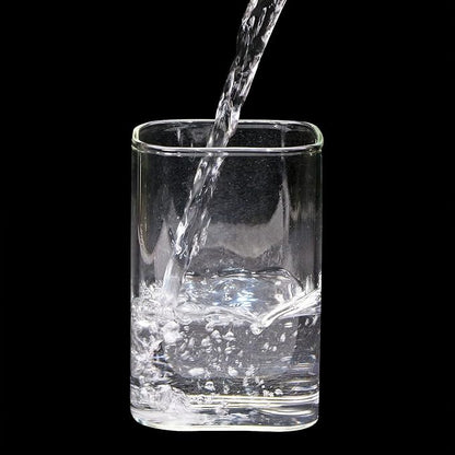 Tupalizy Square Glass Cups Tumbler Highball Drinking Glasses - Image 6