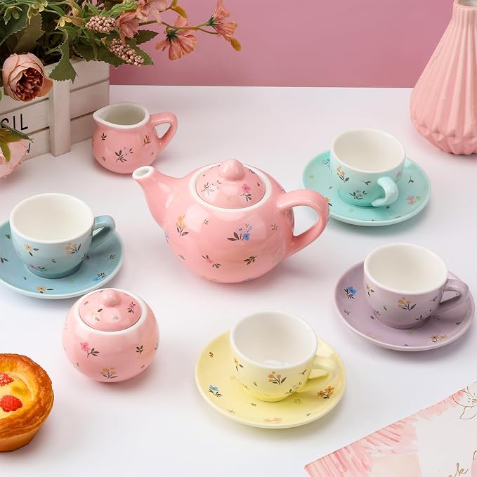CHENP.HMC Tea Party Set for Little Girls, Girls Birthday Gift | 13 Piece Sets - Image 5