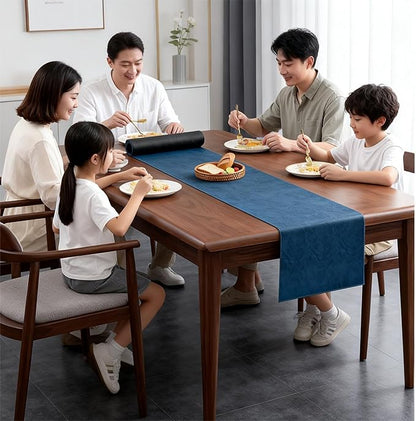 Double-Sided Faux Leather Table Runner, Waterproof Heat Resistant Non-Slip - Image 5