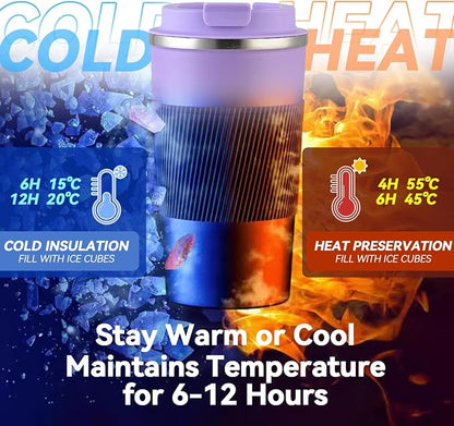 17OZ Travel Coffee Mug Insulated Coffee Cup - Image 6