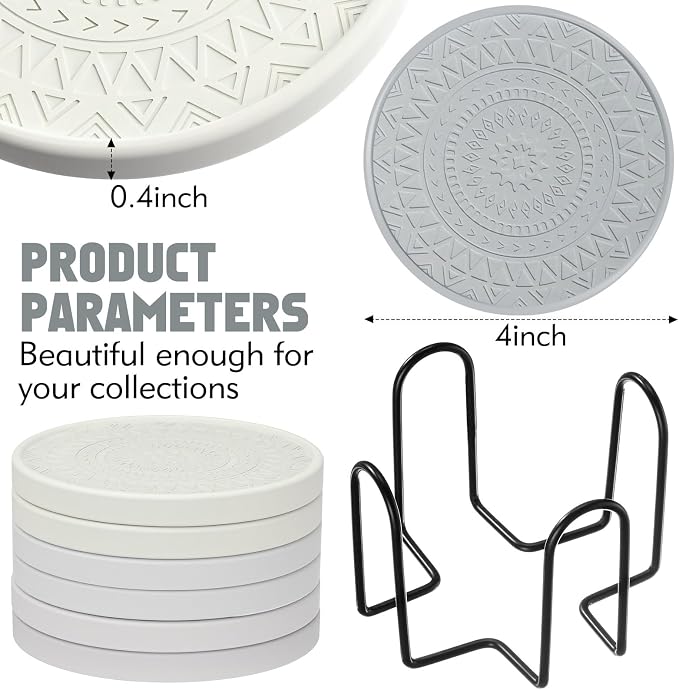 Photect Diatomaceous Earth Coasters Set - Image 2