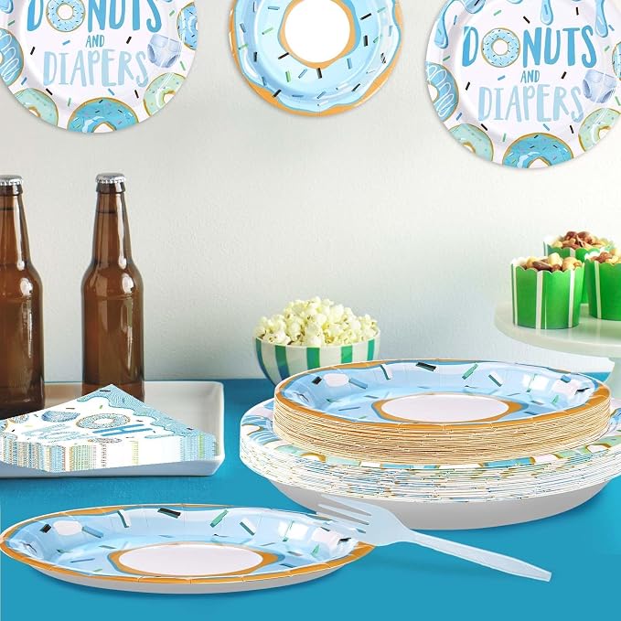 96Pcs Donut Baby Shower Decorations - Image 6