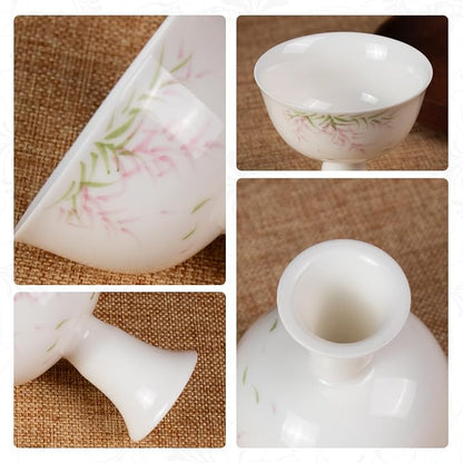 KAMMAK Tea Cup, 2.5oz Small Tea Cups Set of 2, Chinese Kungfu Tea Cups - Image 4