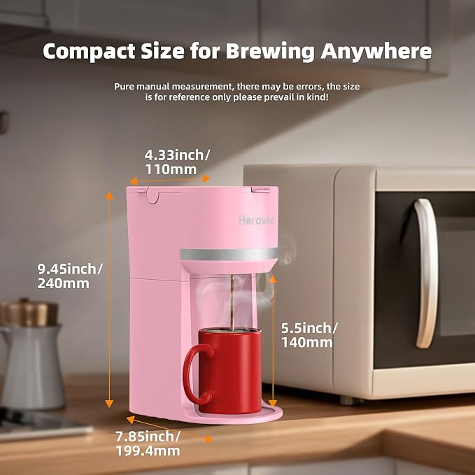 Horavie Mini Single Serve Coffee Maker - Image 5