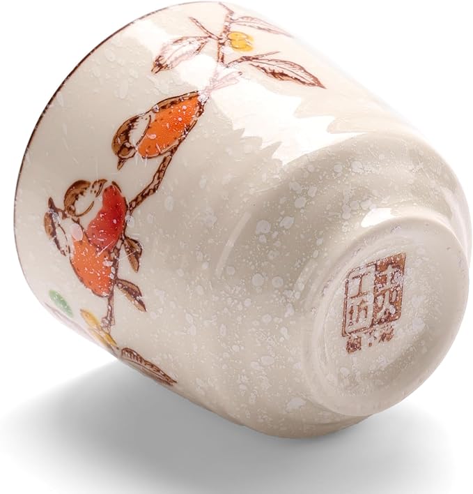 Japanese Tea Cups, 6 OZ Handless Matcha/Coffee Mug, Asian Teacup - Image 4