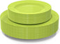 Plastic Plates Disposable 60 PCS, Heavy Duty 30 Dinner Plates 10.25" and 30 by POSATE