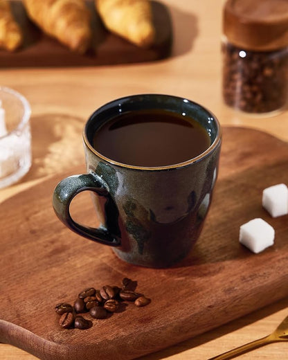 famiware Coffee Mugs Set of 6, Ocean Round 11.5oz Coffee Cup Set - Image 2