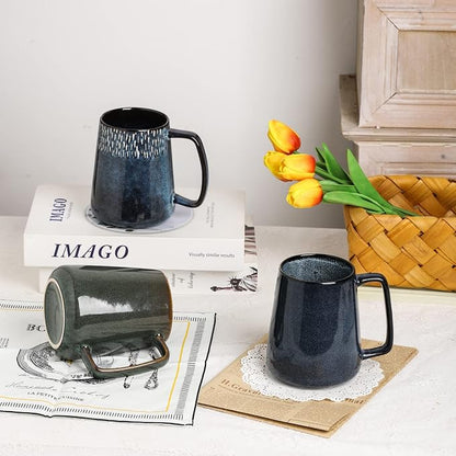 Large Ceramics Coffee Mugs, 24 OZ, - Image 6