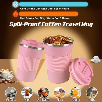 Stainless Steel Travel Coffee Mug - Image 2